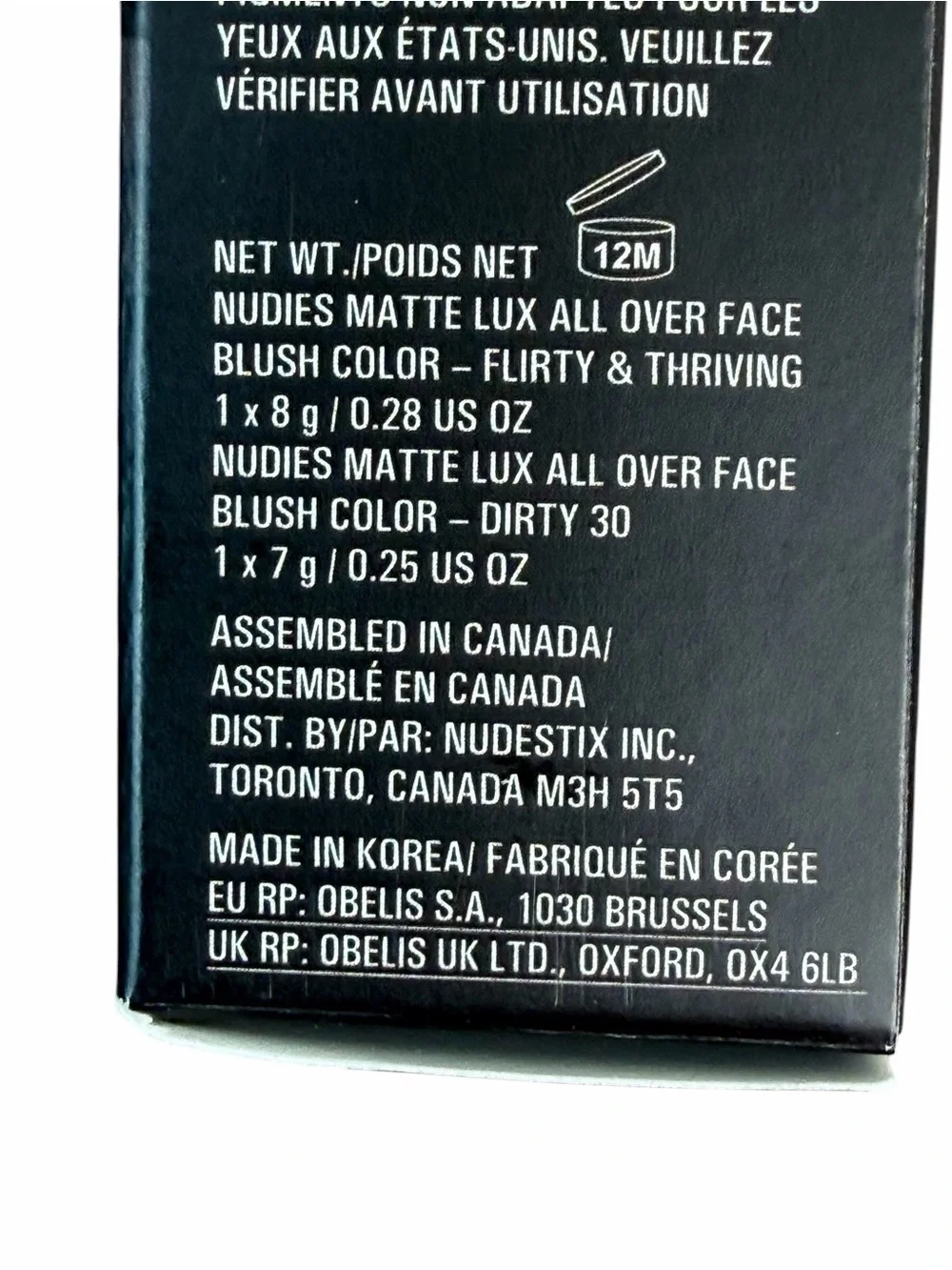 NWT NUDESTIX x GLAMZILLA Dirty 30 Blush Kit. Limited edition.